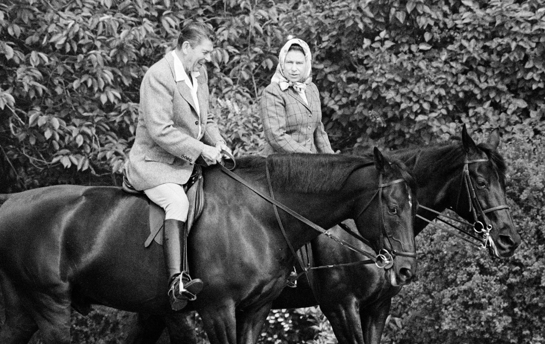 1982: Ronald Reagan and Queen Elizabeth II